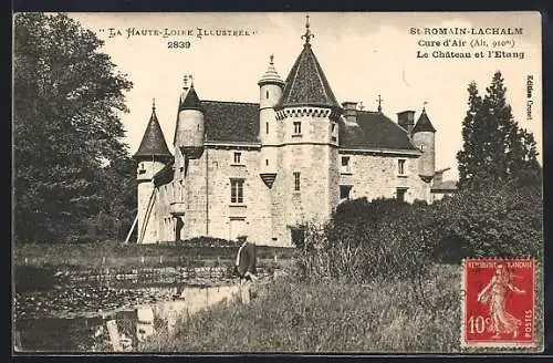 AK St-Romain-Lachalm, Le Château et l`Étang