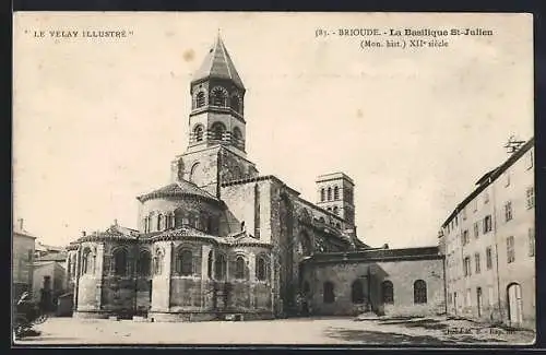 AK Brioude, La Basilique St-Julien (Mon. hist.) XIIIe siècle