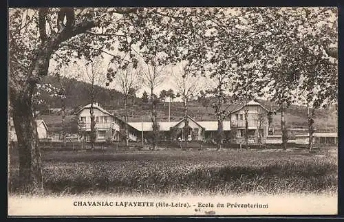 AK Chavaniac Lafayette, École du Préventorium