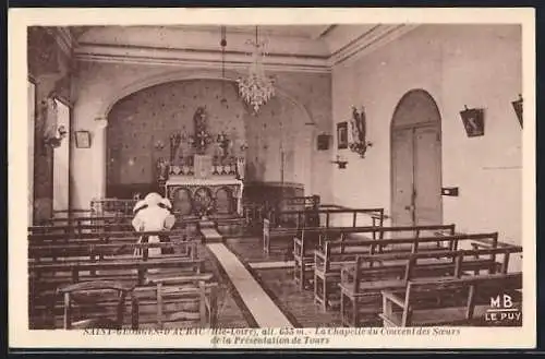 AK Saint-Georges-d`Aurac, La Chapelle du Couvent des Sœurs de la Présentation de Tours