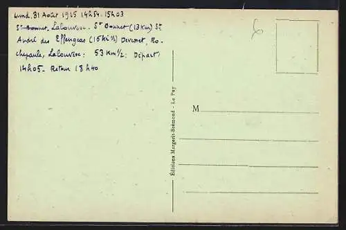 AK Saint-Bonnet-le-Froid, Vue générale Nord-Est, station estivale sur la Route Nationale Annonay-Le Puy