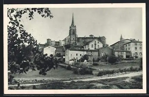 AK Saint-Pal-en-Chalencon, Vue du vieux bourg