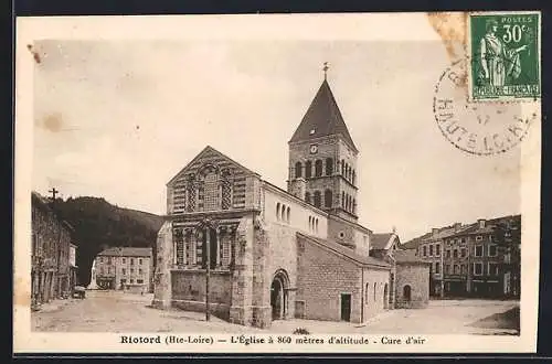 AK Riotord, L`église à 860 mètres d`altitude, Cure d`air