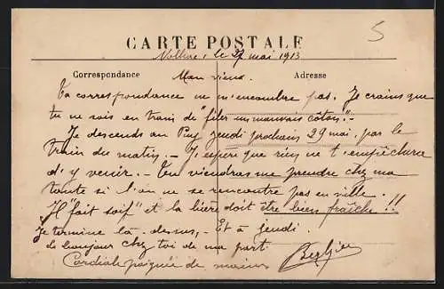 AK Puy-en-Velay, Château de la Rochelambert, La Salle à manger, Curieux Musée d`Antiquités céramiques