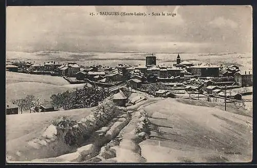 AK Saugues, Sous la neige