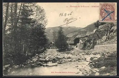 AK Semène, Rivière et paysage montagneux