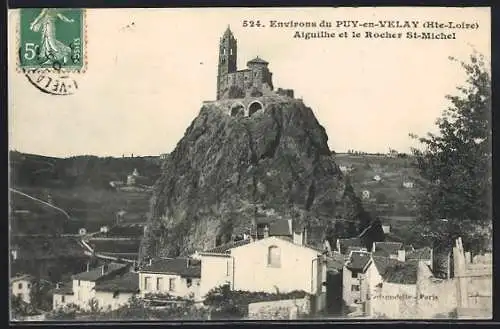 AK Puy-en-Velay, Aiguilhe et le Rocher St-Michel