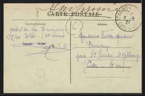 AK Blesle, Vue générale Sud-Ouest et villégiature très fréquentée