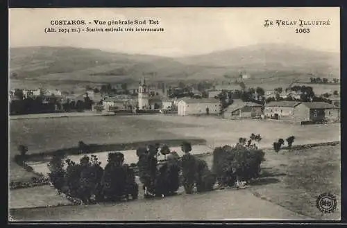 AK Costaros, Vue générale Sud Est (Alt. 1074 m), Station estivale très intéressante