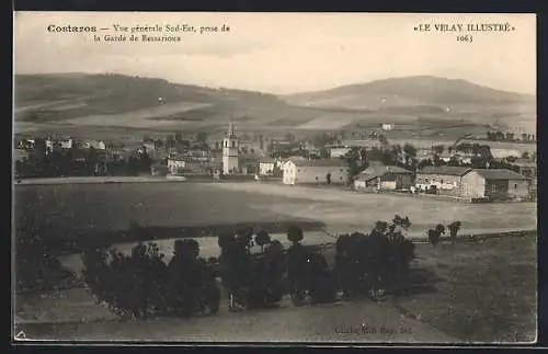 AK Costaros, Vue générale Sud-Est prise de la Garde de Besaznoux