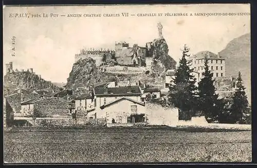 AK Espaly, ancien château Charles VII et pèlerinage à Saint-Joseph-de-Bon-Espoir