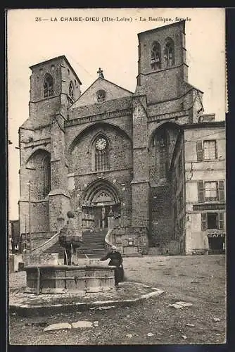 AK La Chaise-Dieu, La Basilique, facade