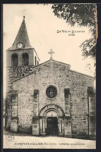 AK Saint-Privat-d`Allier, L`Église paroissiale