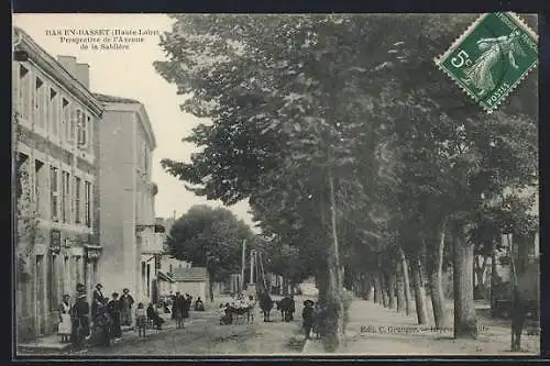 AK Bas-en-Basset, Perspective de l`Avenue de la Sablière