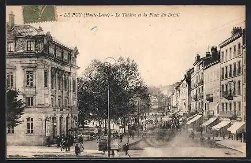 AK Le Puy, Le Théâtre et la Place du Breuil