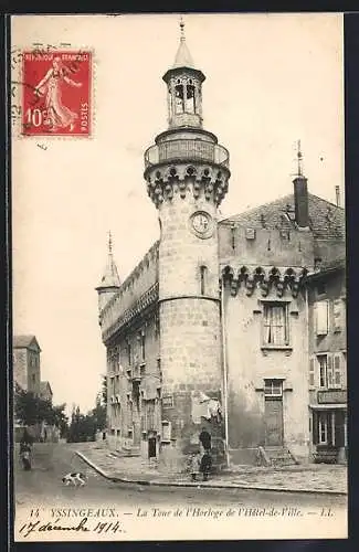 AK Yssingeaux, La Tour de l`Horloge de l`Hôtel-de-Ville