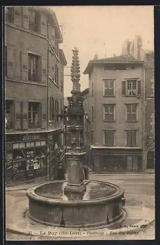 AK Le Puy, Fontaine de la Rue des Tables