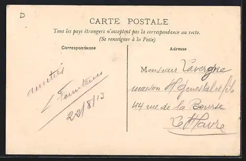 AK Beuzeville-la-Grenier, Église et cimetière (côté nord)