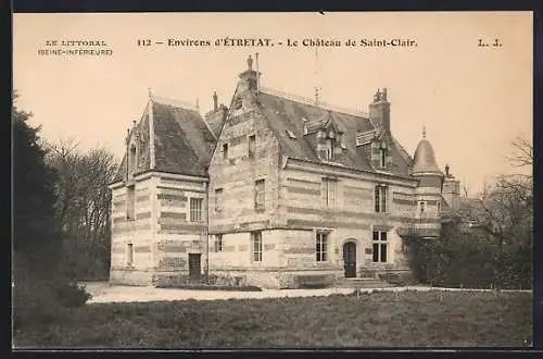 AK Étretat, Le Château de Saint-Clair