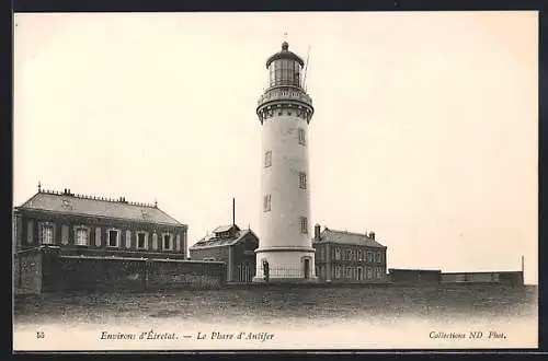 AK Antifer, Le Phare d`Antifer et bâtiments adjacents