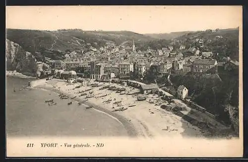 AK Yport, Vue générale de la plage et du village