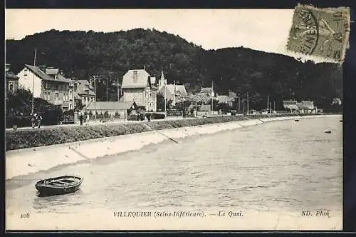 AK Villequier, le Quai