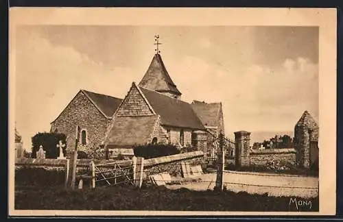 AK Varengeville-sur-Mer, L`église (XIIIe ou XIVe siècle)