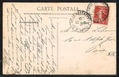 AK Varengeville, L`Église avec vue sur les falaises et la mer