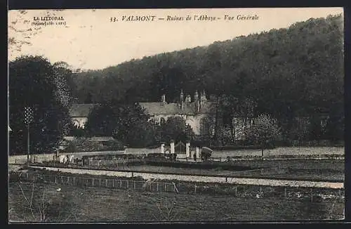 AK Valmont, Ruines de l`Abbaye, Vue Générale