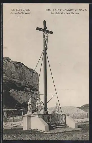 AK Saint-Valéry-en-Caux, Le Calvaire des Marins