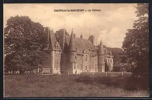 AK Crasville-la-Roquefort, Le Château