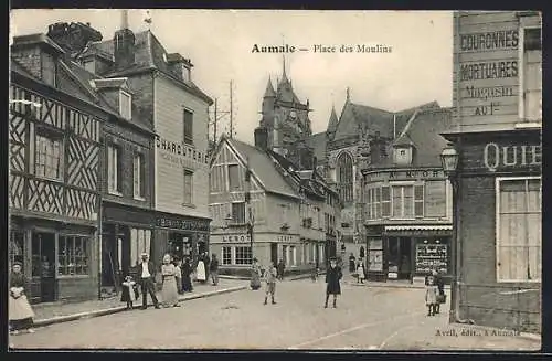 AK Aumale, Place des Moulins