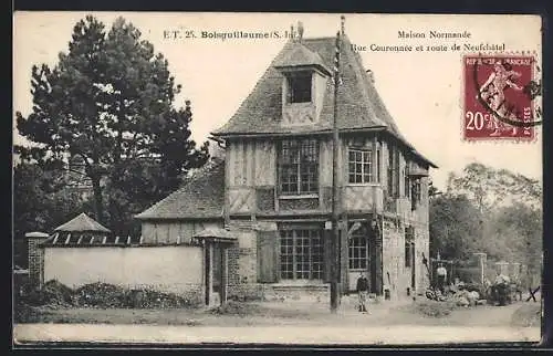 AK Boisguillaume, Maison Normande Rue Couronnée et route de Neufchâtel