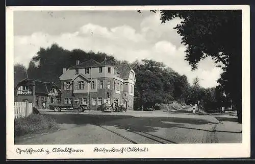 AK Busenbach /Albtal, Gasthaus und Pension zum Waldhorn v. Erwin Ochs