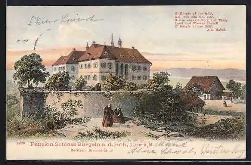 AK Schliengen, Pension Schloss Bürgeln