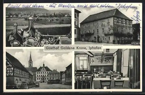 AK Iphofen, Gasthof Goldene Krone, Bes. Michael Popp