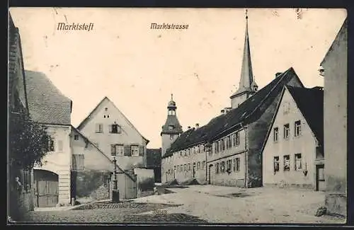 AK Marktsteft, Partie in der Marktstrasse