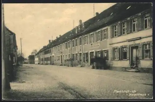 AK Marktsteft /Ufr., Geschäft in der Hauptstrasse