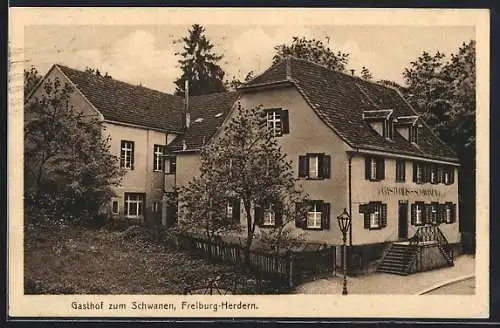 AK Freiburg-Herdern / Breisgau, Gasthof zum Schwanen