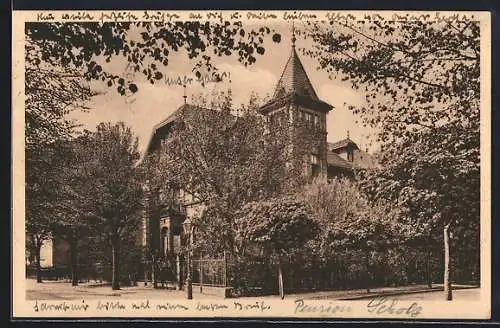 AK Freiburg i. Breisgau, Pensionat Scholz Wemans, Sternwaldstrasse 16