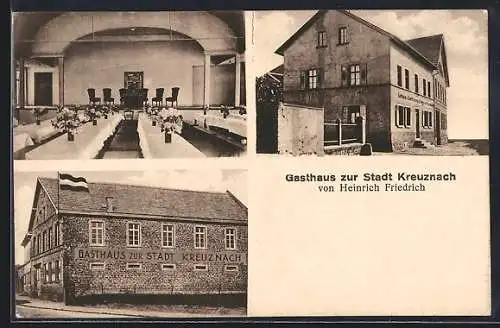 AK Bad Kreuznach, Gasthaus zur Stadt Kreuznach v. Heinrich Friedrich