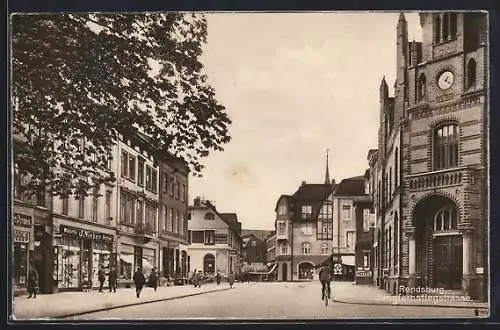 AK Rendsburg, Partie am Jungfernstieg