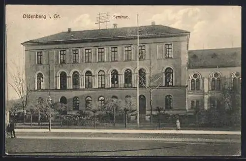 AK Oldenburg i. Gr., Blick auf das Seminar