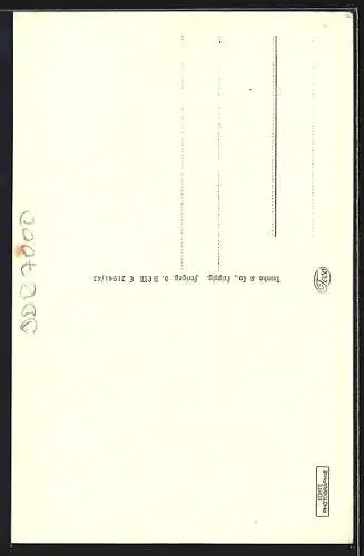 AK Leipzig, Eingang zum Gasthaus Thüringer Hof