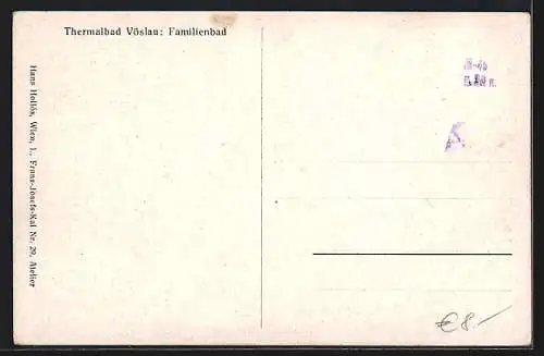 AK Vöslau, Thermalbad, Familienbad