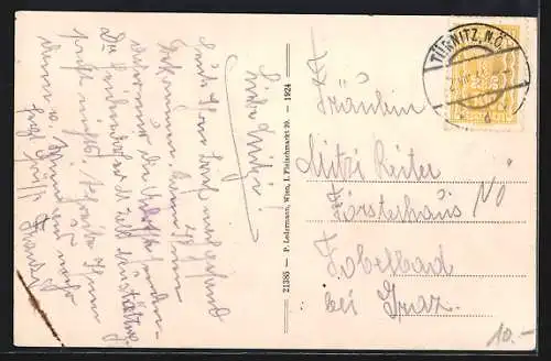 AK Türnitz, Ortsansicht aus der Vogelschau