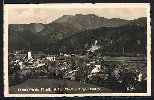 AK Türnitz /N.-Oe., Teilansicht mit Türnitzer Höger