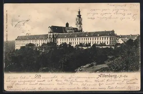 AK Altenburg /N.-Ö., Blick auf das Benedictinerstift