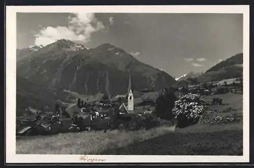 AK Virgen, Teilansicht mit Bergen