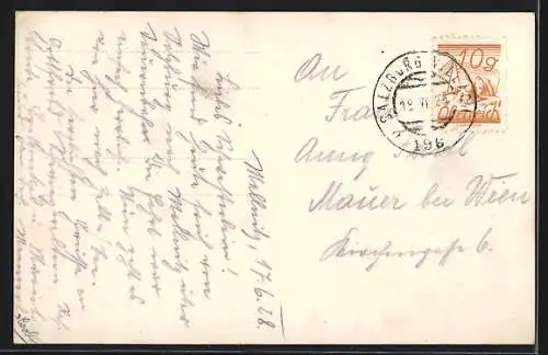 AK Mallnitz, Teilansicht mit Geisel-Kopf